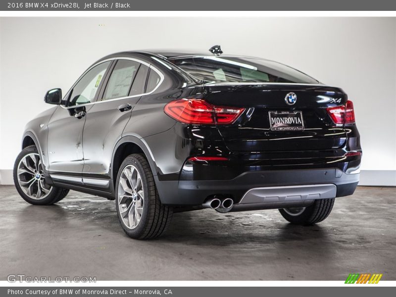Jet Black / Black 2016 BMW X4 xDrive28i