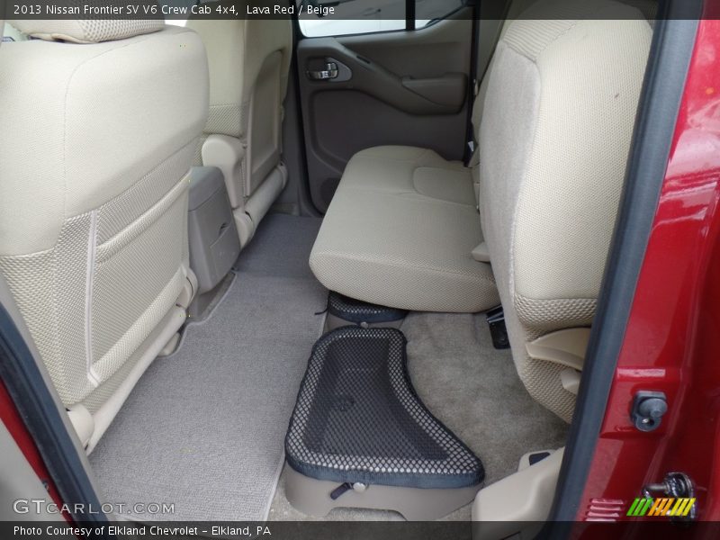 Lava Red / Beige 2013 Nissan Frontier SV V6 Crew Cab 4x4