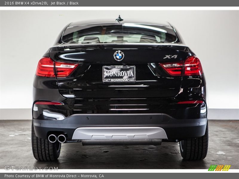 Jet Black / Black 2016 BMW X4 xDrive28i