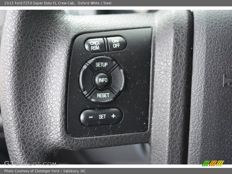 Oxford White / Steel 2013 Ford F250 Super Duty XL Crew Cab