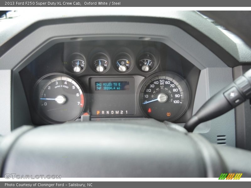 Oxford White / Steel 2013 Ford F250 Super Duty XL Crew Cab
