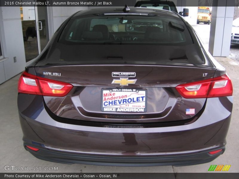 Autumn Bronze Metallic / Jet Black 2016 Chevrolet Malibu LT