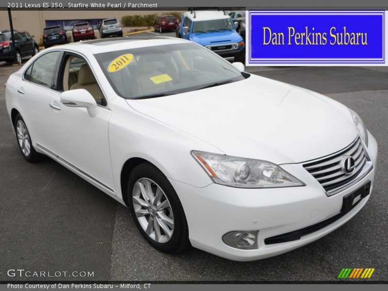 Starfire White Pearl / Parchment 2011 Lexus ES 350