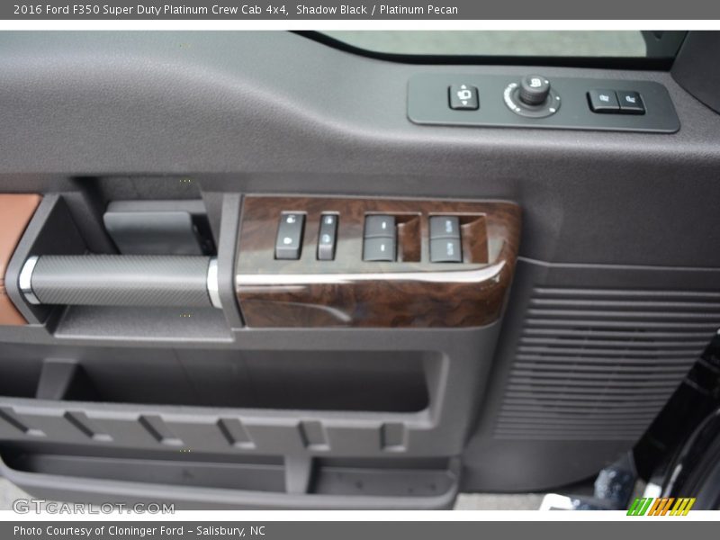 Shadow Black / Platinum Pecan 2016 Ford F350 Super Duty Platinum Crew Cab 4x4