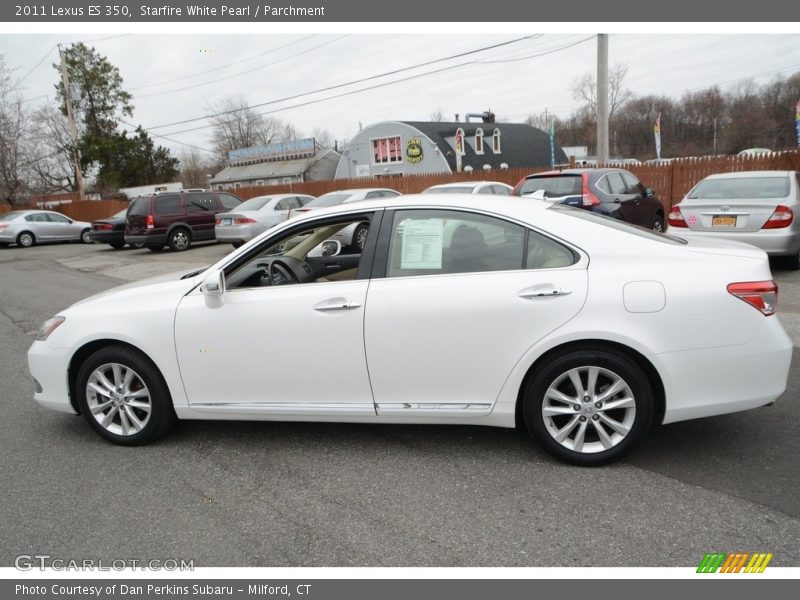 Starfire White Pearl / Parchment 2011 Lexus ES 350