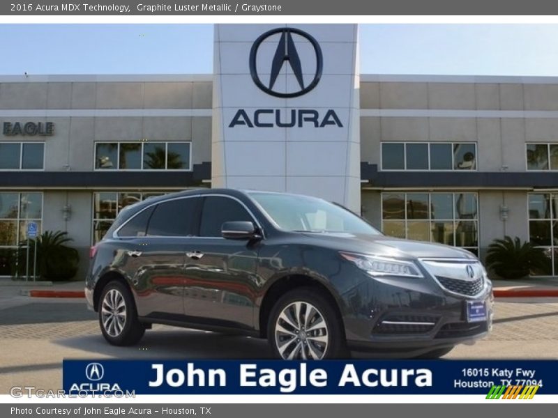 Graphite Luster Metallic / Graystone 2016 Acura MDX Technology