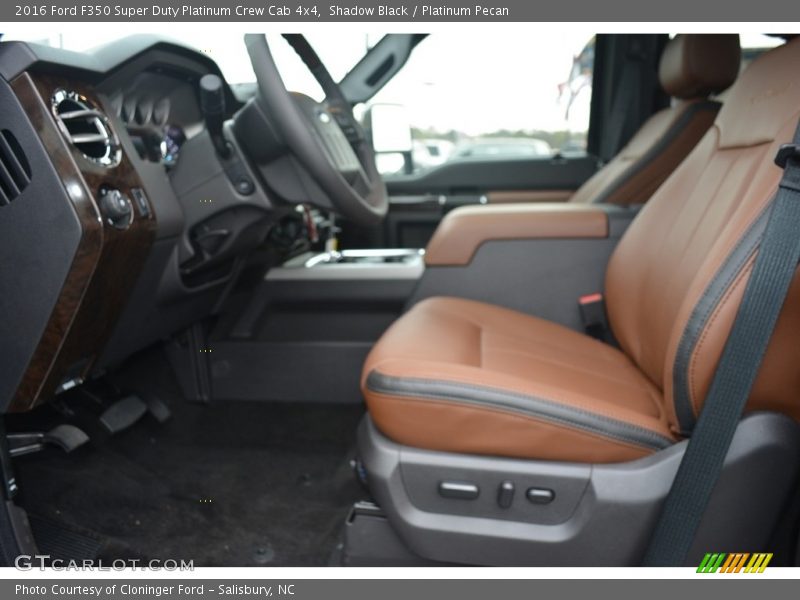 Shadow Black / Platinum Pecan 2016 Ford F350 Super Duty Platinum Crew Cab 4x4