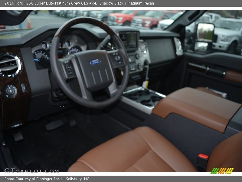 Shadow Black / Platinum Pecan 2016 Ford F350 Super Duty Platinum Crew Cab 4x4