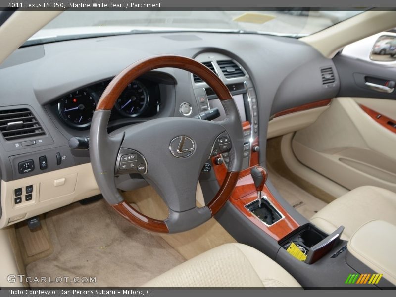 Starfire White Pearl / Parchment 2011 Lexus ES 350
