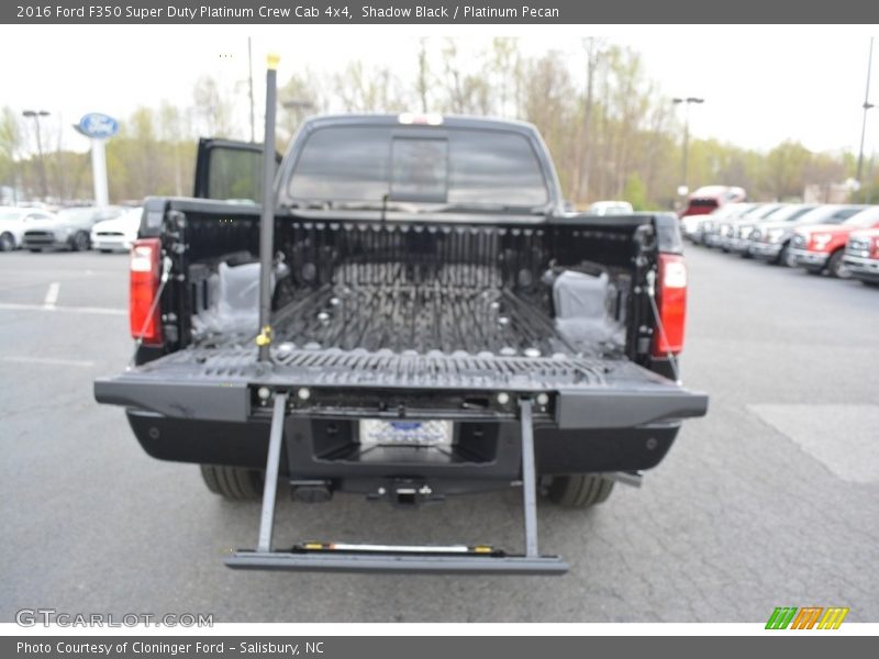 Shadow Black / Platinum Pecan 2016 Ford F350 Super Duty Platinum Crew Cab 4x4