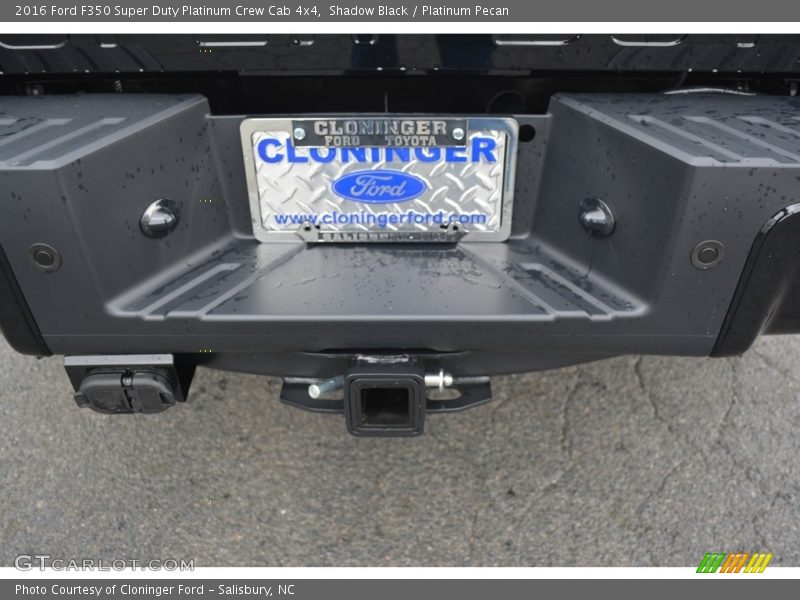 Shadow Black / Platinum Pecan 2016 Ford F350 Super Duty Platinum Crew Cab 4x4