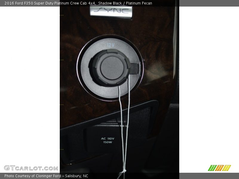 Shadow Black / Platinum Pecan 2016 Ford F350 Super Duty Platinum Crew Cab 4x4