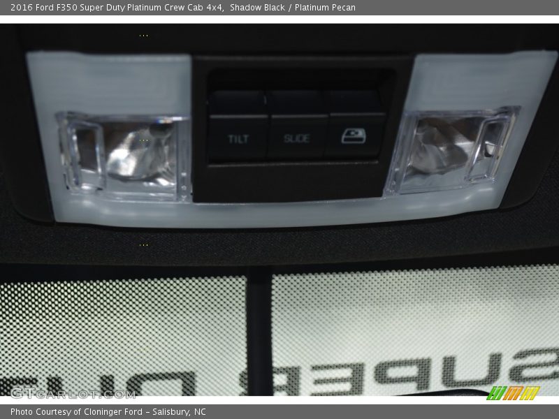 Shadow Black / Platinum Pecan 2016 Ford F350 Super Duty Platinum Crew Cab 4x4