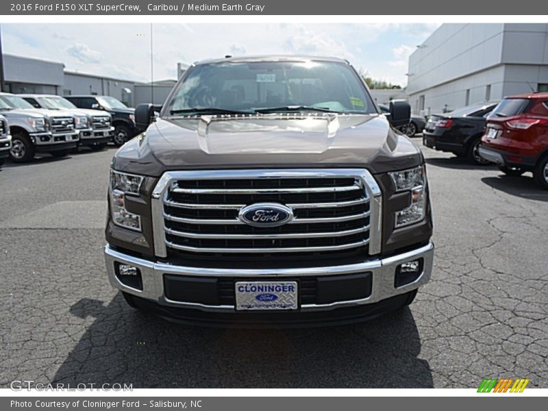 Caribou / Medium Earth Gray 2016 Ford F150 XLT SuperCrew