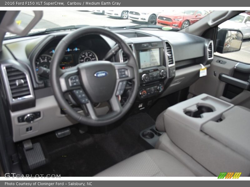 Caribou / Medium Earth Gray 2016 Ford F150 XLT SuperCrew