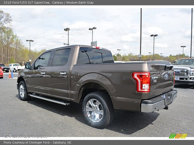 Caribou / Medium Earth Gray 2016 Ford F150 XLT SuperCrew