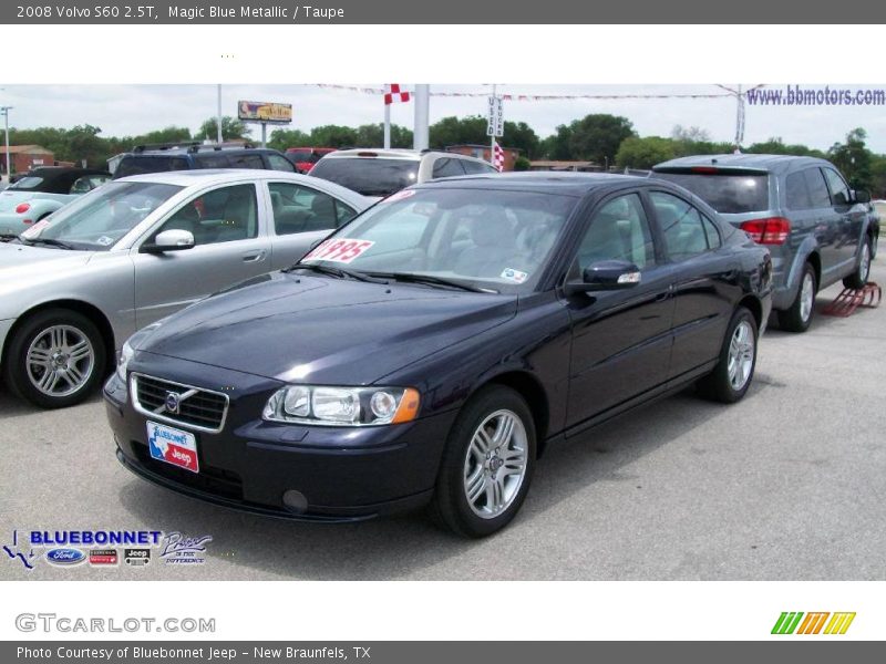 Magic Blue Metallic / Taupe 2008 Volvo S60 2.5T