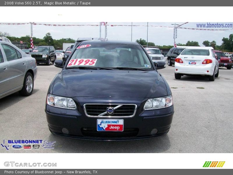 Magic Blue Metallic / Taupe 2008 Volvo S60 2.5T