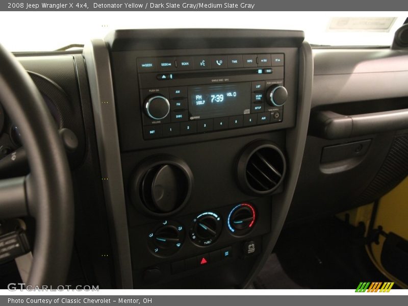 Detonator Yellow / Dark Slate Gray/Medium Slate Gray 2008 Jeep Wrangler X 4x4