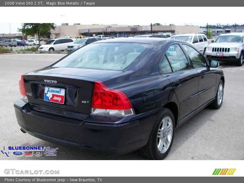 Magic Blue Metallic / Taupe 2008 Volvo S60 2.5T