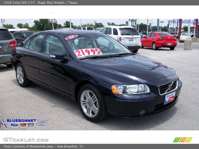 Magic Blue Metallic / Taupe 2008 Volvo S60 2.5T