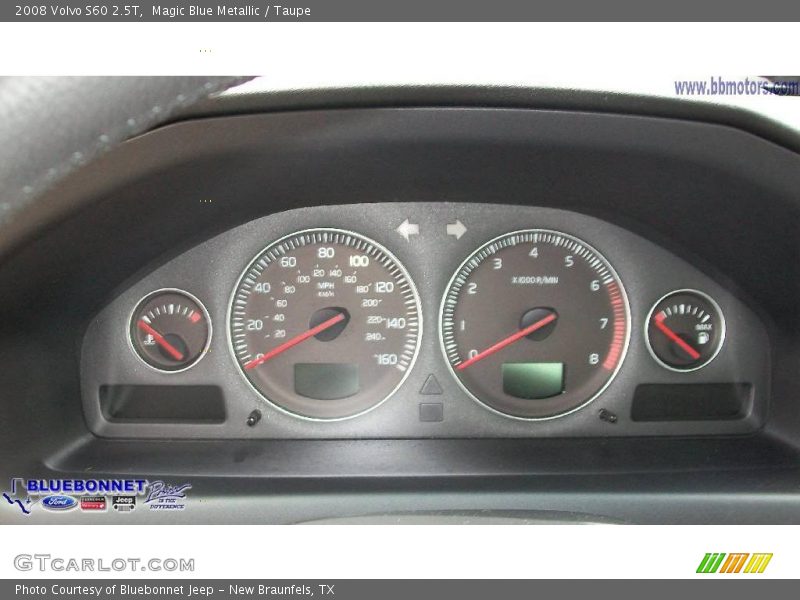 Magic Blue Metallic / Taupe 2008 Volvo S60 2.5T