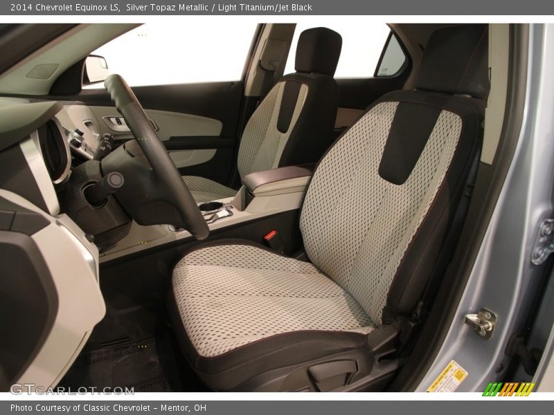 Silver Topaz Metallic / Light Titanium/Jet Black 2014 Chevrolet Equinox LS