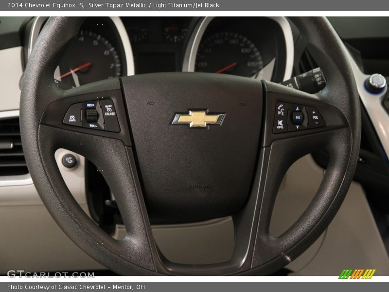 Silver Topaz Metallic / Light Titanium/Jet Black 2014 Chevrolet Equinox LS