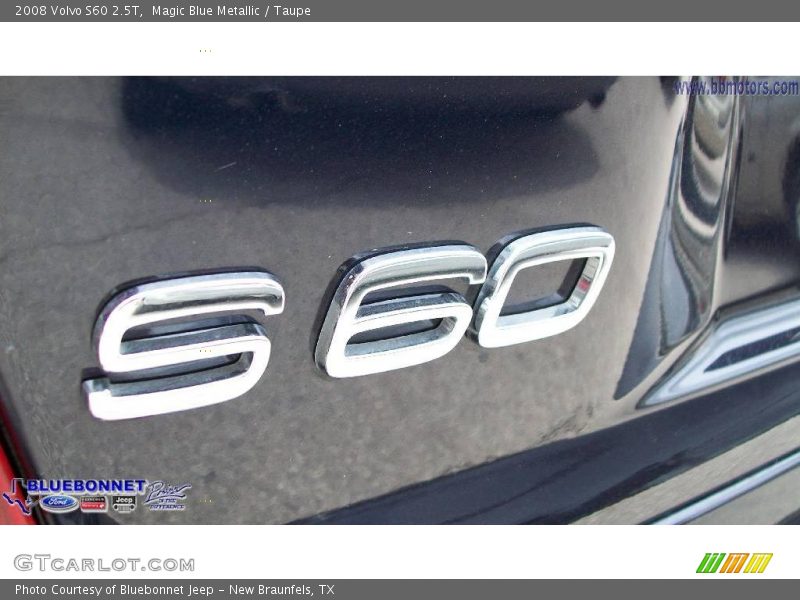 Magic Blue Metallic / Taupe 2008 Volvo S60 2.5T