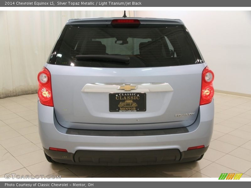 Silver Topaz Metallic / Light Titanium/Jet Black 2014 Chevrolet Equinox LS