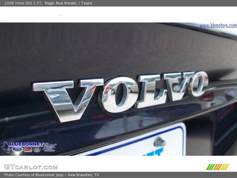 Magic Blue Metallic / Taupe 2008 Volvo S60 2.5T