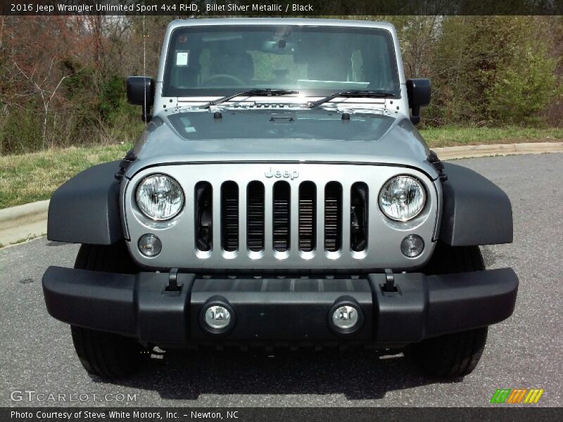 Billet Silver Metallic / Black 2016 Jeep Wrangler Unlimited Sport 4x4 RHD