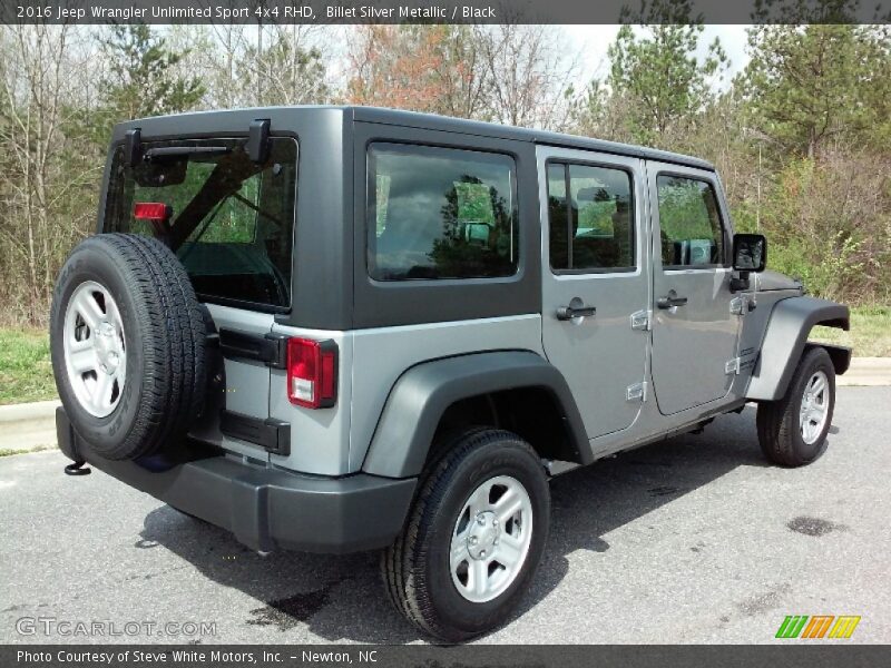  2016 Wrangler Unlimited Sport 4x4 RHD Billet Silver Metallic