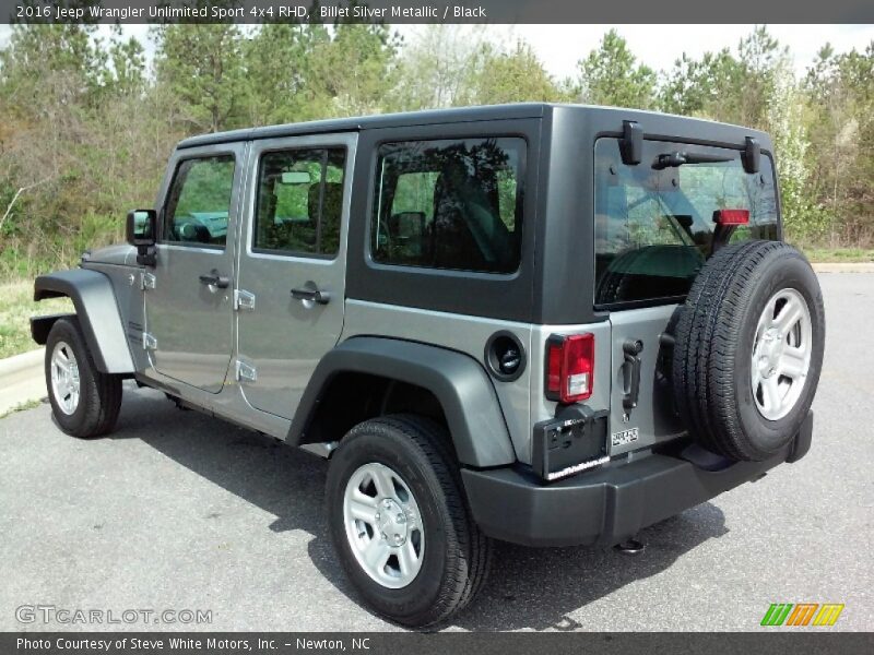 Billet Silver Metallic / Black 2016 Jeep Wrangler Unlimited Sport 4x4 RHD