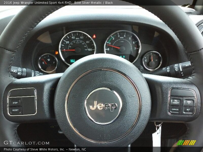 Billet Silver Metallic / Black 2016 Jeep Wrangler Unlimited Sport 4x4 RHD