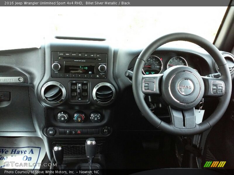Billet Silver Metallic / Black 2016 Jeep Wrangler Unlimited Sport 4x4 RHD