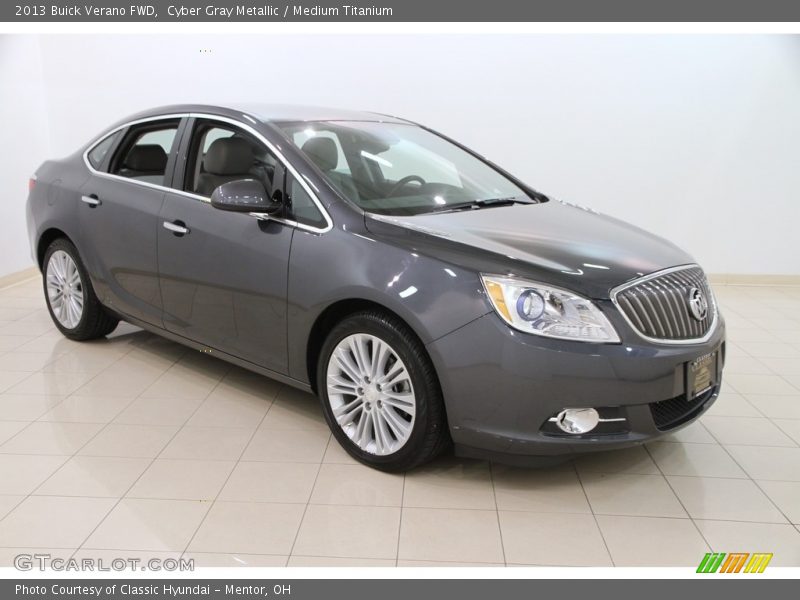 Cyber Gray Metallic / Medium Titanium 2013 Buick Verano FWD