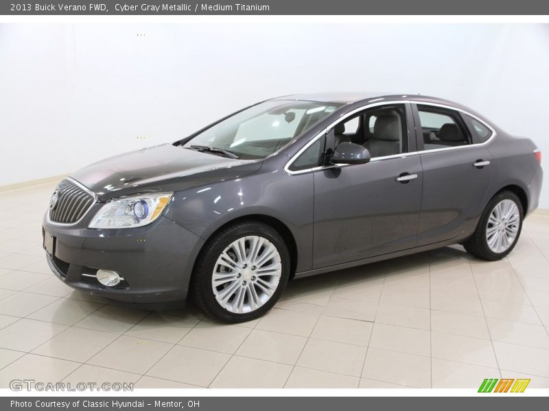 Cyber Gray Metallic / Medium Titanium 2013 Buick Verano FWD