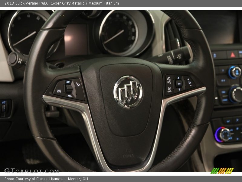 Cyber Gray Metallic / Medium Titanium 2013 Buick Verano FWD