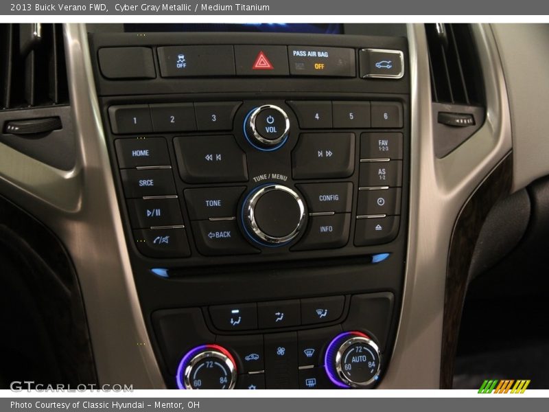 Cyber Gray Metallic / Medium Titanium 2013 Buick Verano FWD