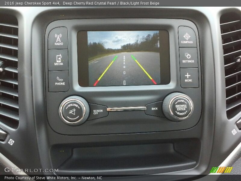 Deep Cherry Red Crystal Pearl / Black/Light Frost Beige 2016 Jeep Cherokee Sport 4x4