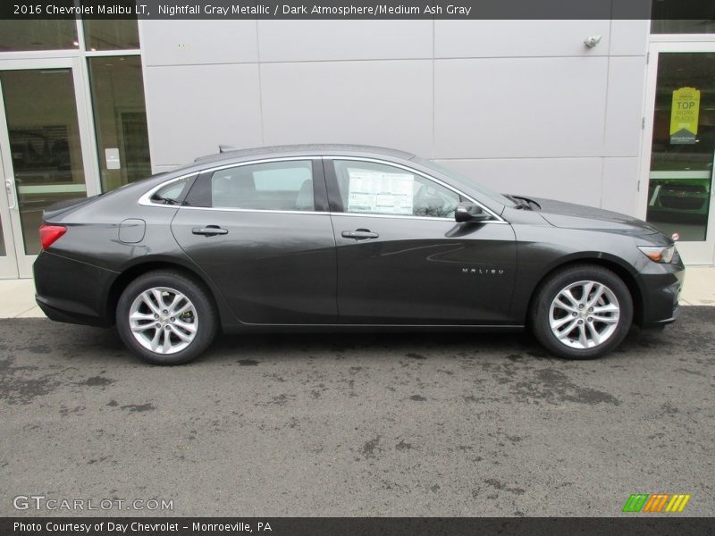 Nightfall Gray Metallic / Dark Atmosphere/Medium Ash Gray 2016 Chevrolet Malibu LT