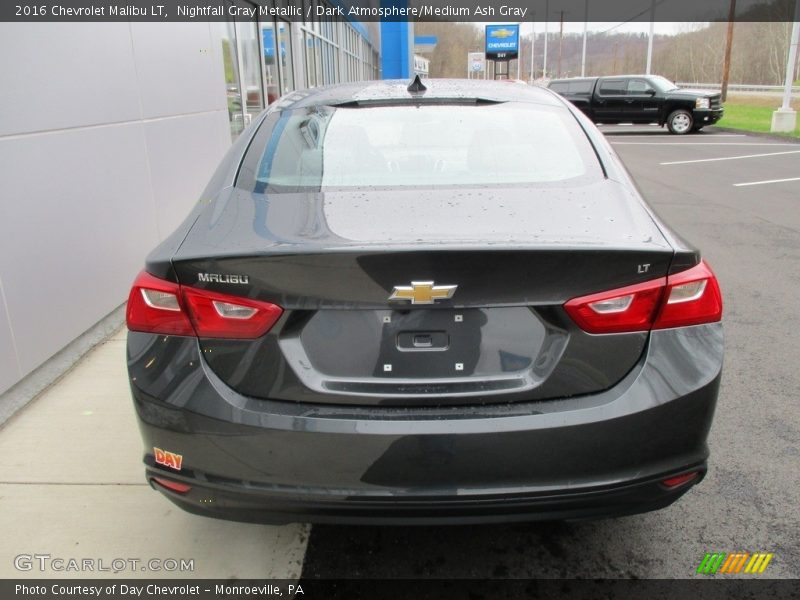 Nightfall Gray Metallic / Dark Atmosphere/Medium Ash Gray 2016 Chevrolet Malibu LT