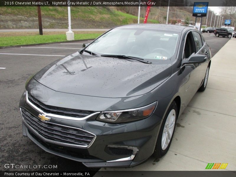 Nightfall Gray Metallic / Dark Atmosphere/Medium Ash Gray 2016 Chevrolet Malibu LT