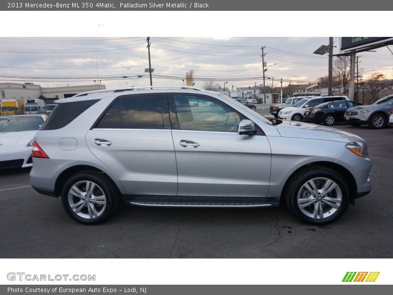 Palladium Silver Metallic / Black 2013 Mercedes-Benz ML 350 4Matic