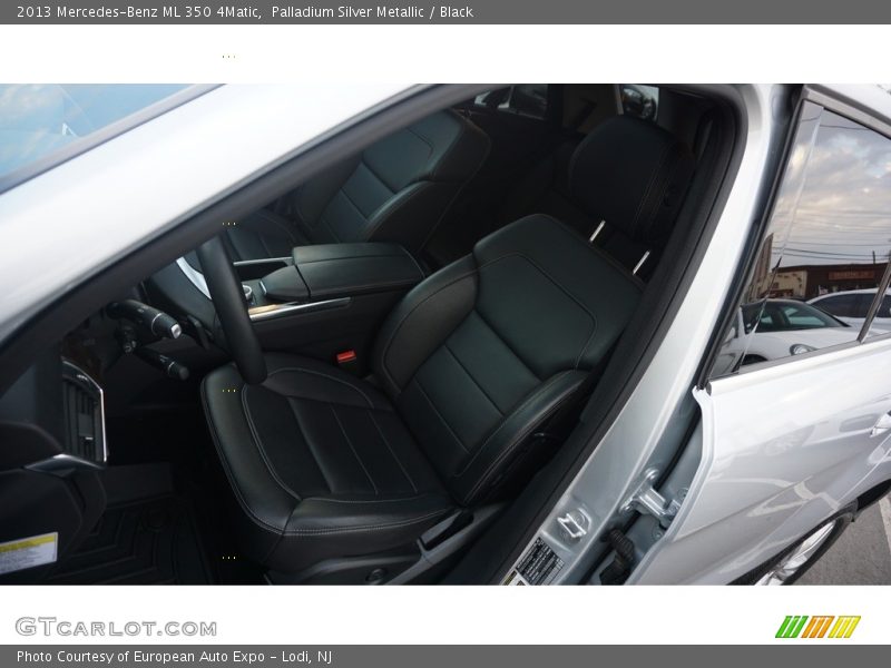 Palladium Silver Metallic / Black 2013 Mercedes-Benz ML 350 4Matic