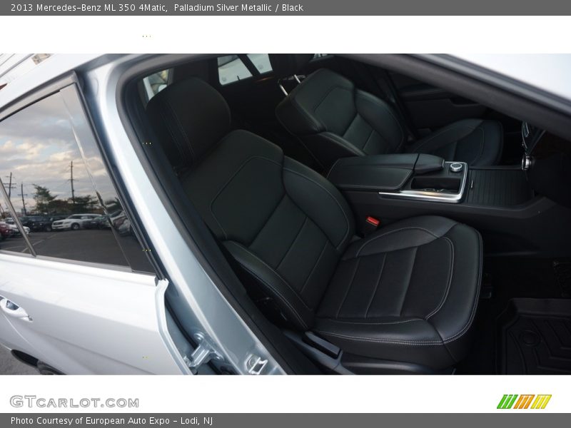 Palladium Silver Metallic / Black 2013 Mercedes-Benz ML 350 4Matic