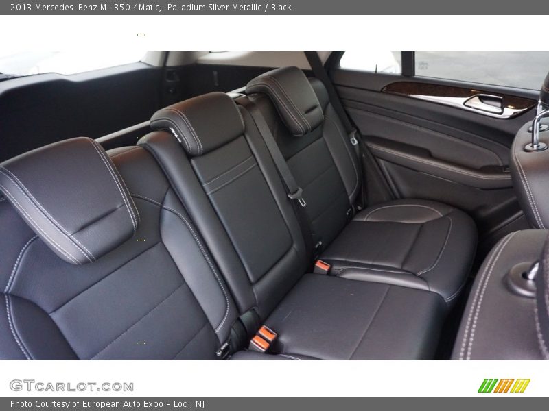 Palladium Silver Metallic / Black 2013 Mercedes-Benz ML 350 4Matic