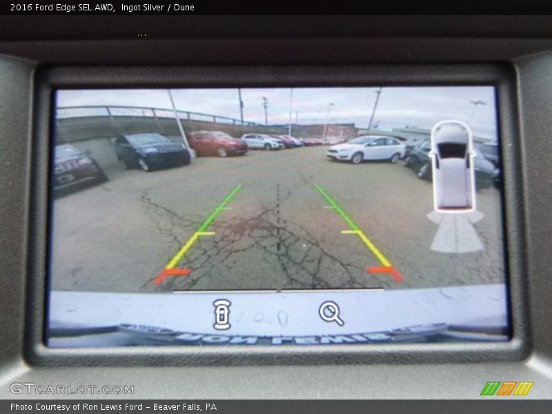 Ingot Silver / Dune 2016 Ford Edge SEL AWD
