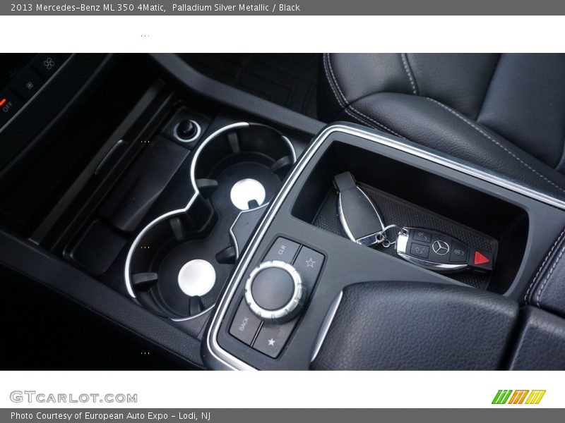 Palladium Silver Metallic / Black 2013 Mercedes-Benz ML 350 4Matic